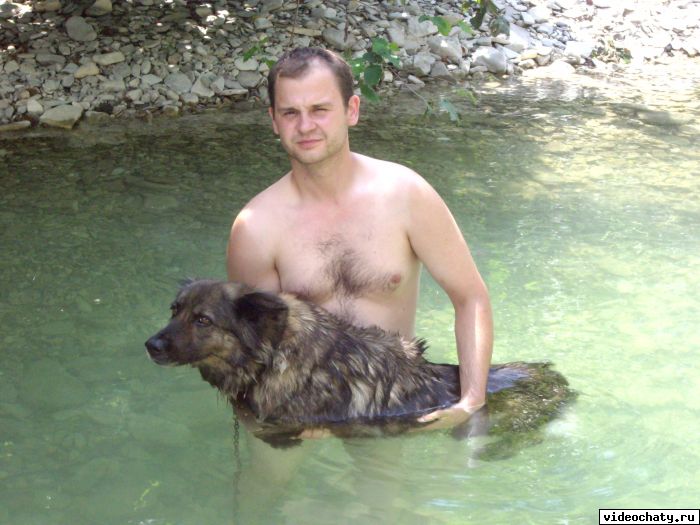 На даче