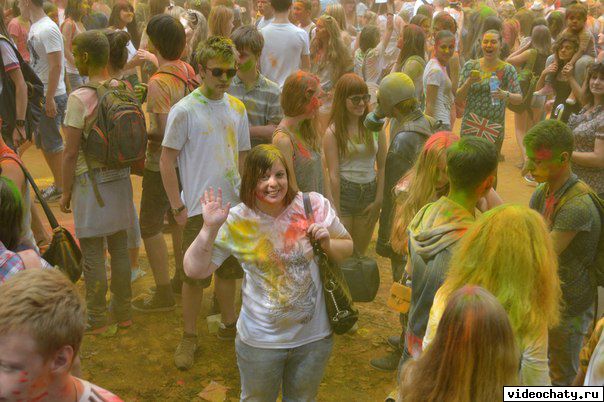 Фестиваль красок Холи ! Парк "Фили"